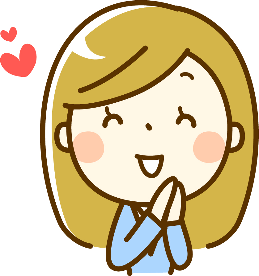 笑顔の女性の画像